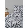 ETEHOMETEX Tek Kişilik Ranforce Pamuklu Lastikli Çarşaflı Nevresim Takımı RUG GRİ 8696474232047